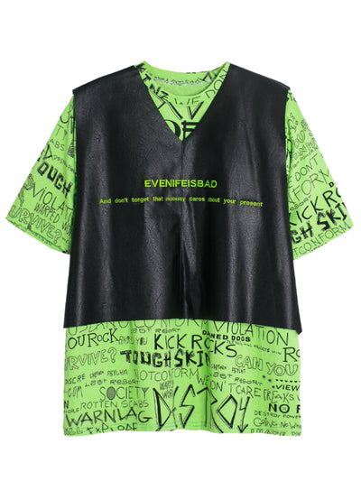 Camiseta Estampada con Letras de Manga Corta - Image 3