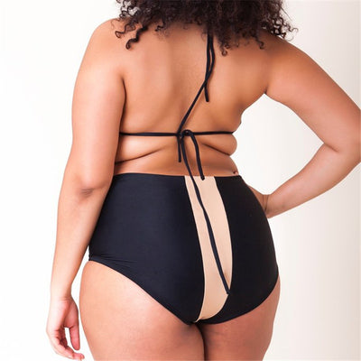 Bikini Talla Grande Cintura Alta con Abertura Lateral - Image 4