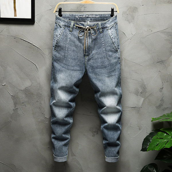 Jeans Cropped Slim Retro Tendencia Coreana Primavera - Image 10