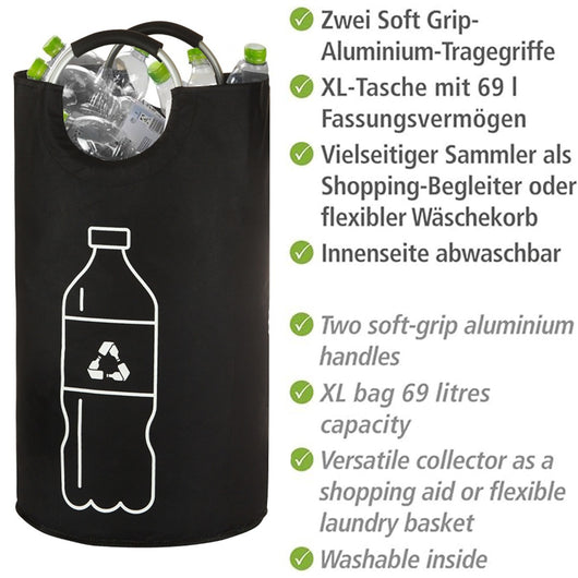 Cesto Plegable de Aluminio para Reciclaje y Almacenamiento de Botellas - Image 9