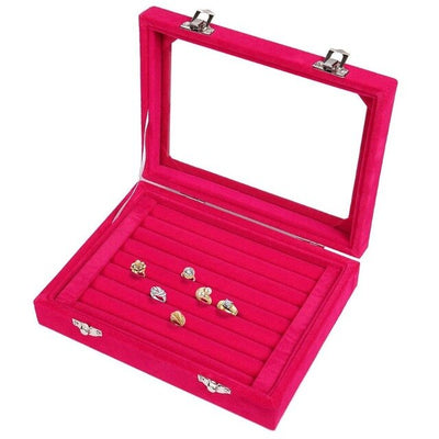 Caja Organizadora de Joyas con Compartimentos para Anillos, Pendientes y Collares - Image 12