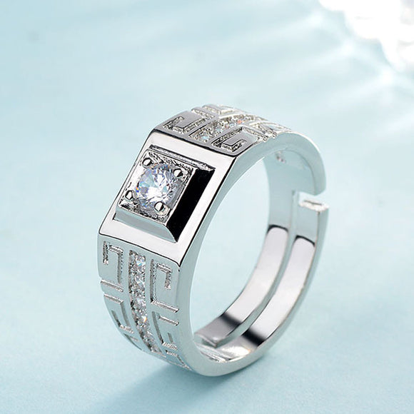 Anillo de Propuesta con Moissanita de Alta Simulación