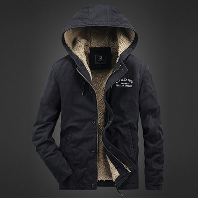 Chaqueta Casual de Algodón con Solapa para Hombre - Image 10