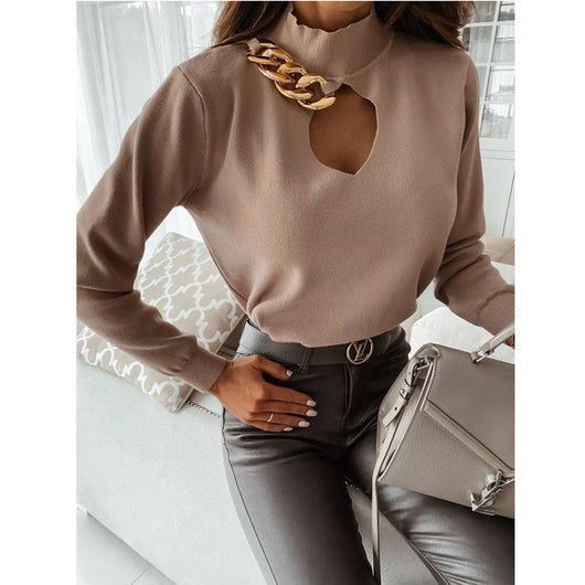 Blusa Térmica Ajustada de Punto Liso para Mujer - Image 2