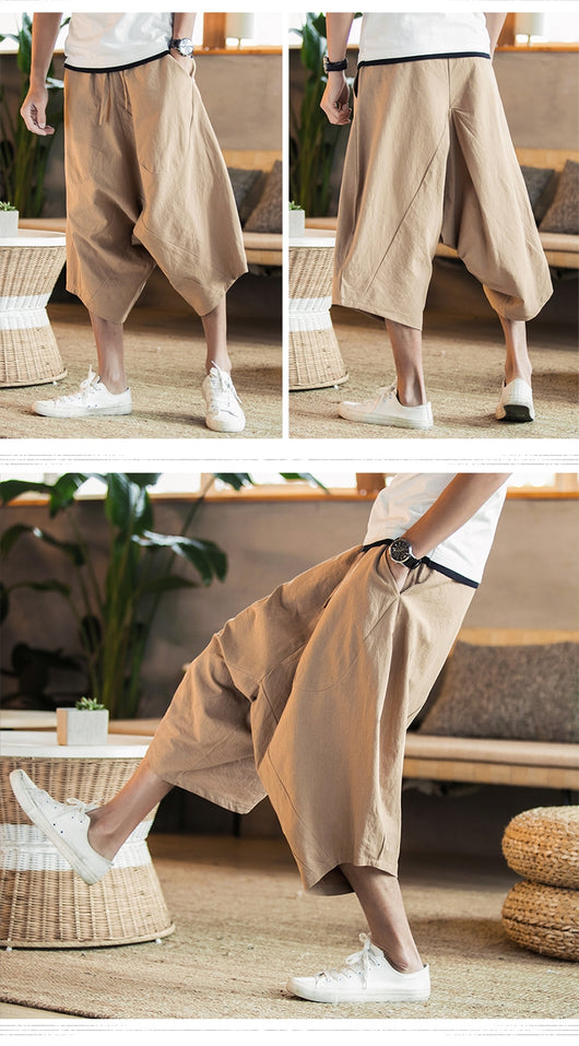 Pantalones Holgados de Algodón Estilo Chino - Corte Relajado Talla Grande Juventud - Image 17