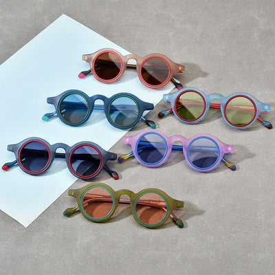 Gafas de Sol Redondas Unisex - Estilo Versátil y Protección UV - Image 12