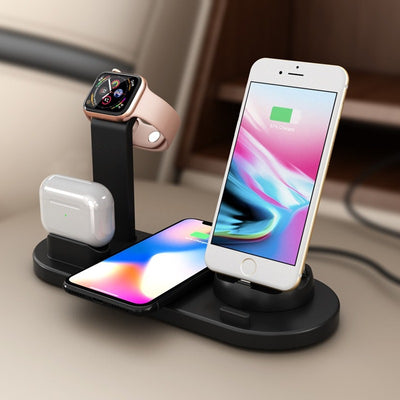 Soporte de Carga Triple para Apple Watch, AirPods y iPhone - Image 12