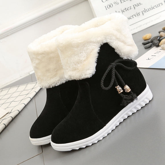 Zapatos de Algodón Reversibles con Forro Polar Térmico