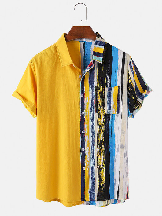 Camisa Polo Estampada con Cuello Contrastado para Hombre - Image 22