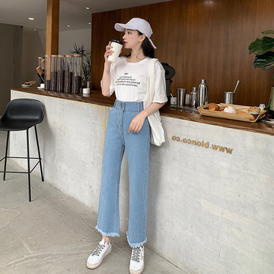 Jeans Talle Alto Pierna Ancha Tallas Grandes para Mujer - Image 9