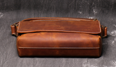 Bolso Bandolera Vintage Artesanal para Hombre - Image 7