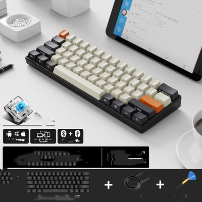 Teclado Mecánico Inalámbrico Dual Mode Bluetooth y Cable con Estuche - Image 14