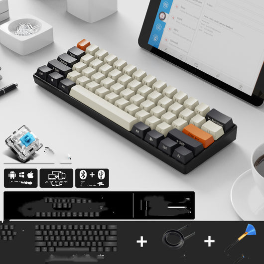 Teclado Mecánico Inalámbrico Dual Mode Bluetooth y Cable con Estuche - Image 14