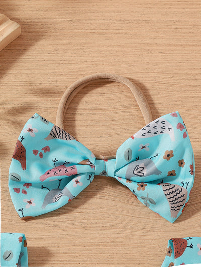 Vestido Infantil Pollo Cartoon con Mangas Volantes - Image 26