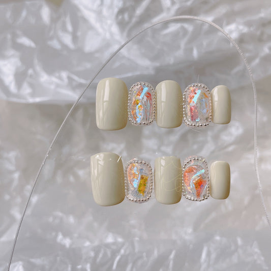 Parches de Uñas Aurora con Gemas Removibles - Image 2