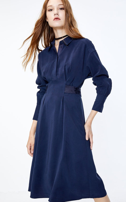 Vestido Camisero Reductor de Cintura para Commuter - Image 10