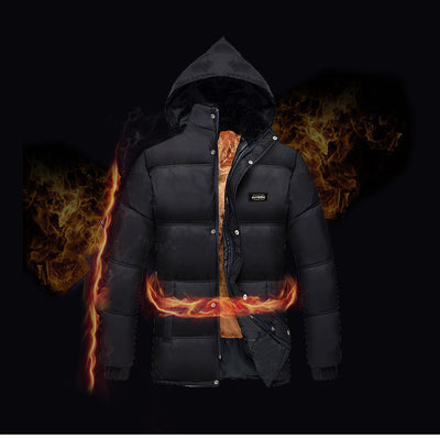 Chaqueta Acolchada de Algodón para Hombre Maduro - Image 5