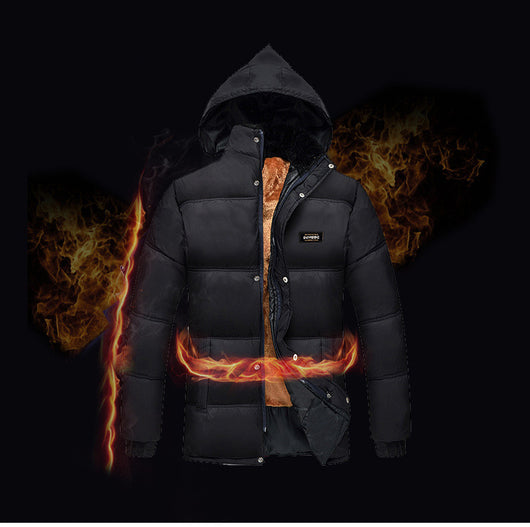 Chaqueta Acolchada de Algodón para Hombre Maduro - Image 5