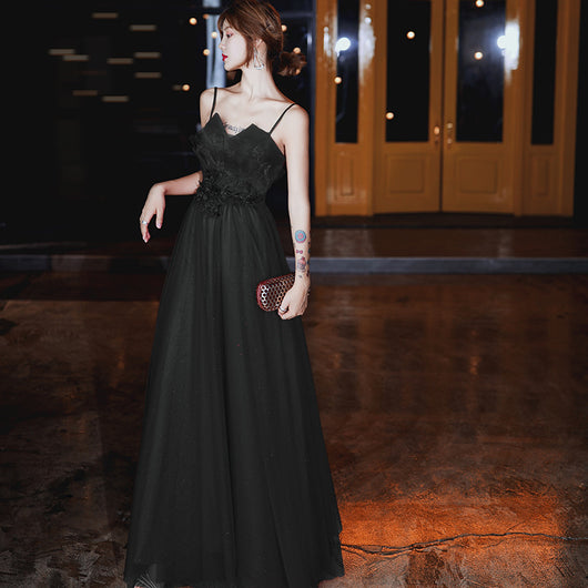 Vestido de Noche con Tirantes Ajustables para Compromisos - Image 12