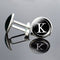 26 English Letter Cufflinks Metal Time Gem K
