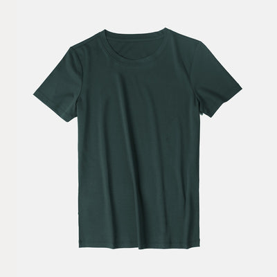 Camiseta Básica de Algodón Puro para Mujer - Versátil y Cómoda - Image 32