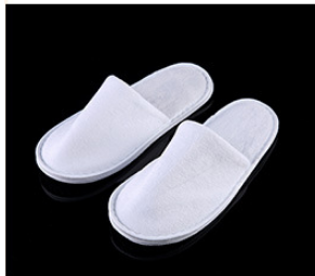 Pantuflas Acolchadas Reutilizables tipo Felpa para Hospedaje