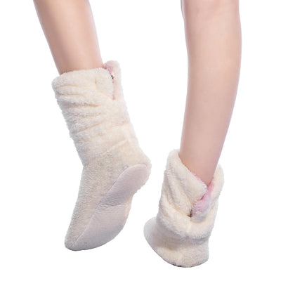 Pantuflas Térmicas de Felpa Coral - Calcetines Calentadores para Casa Invierno - Image 7