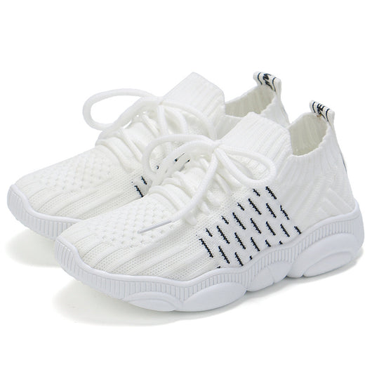 Zapatillas Deportivas Tejidas con Cordones para Niños - Primavera y Otoño - Image 3