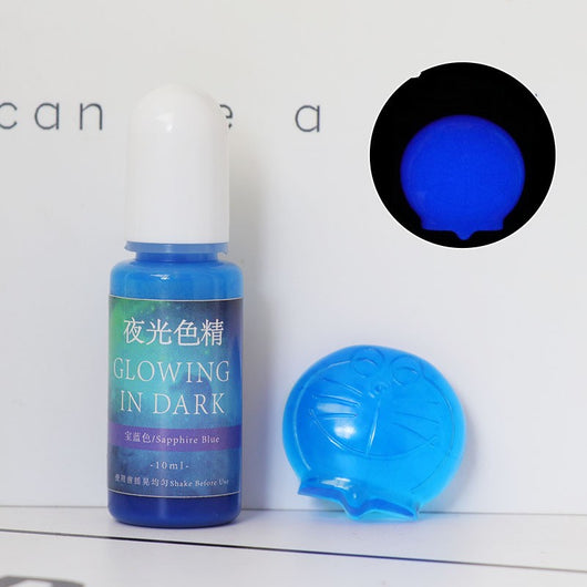 Kit de Resina Epoxi con Pigmento Luminiscente UV y Moldes de Cristal - Image 15