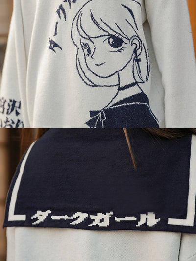 Camisa Holgada Estilo Universitario para Mujer - Image 3