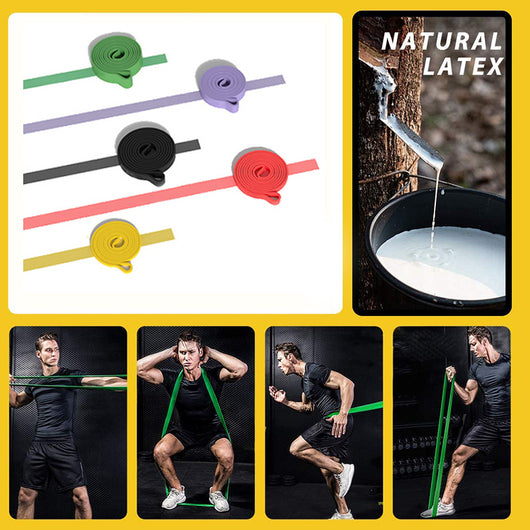 Banda Elástica de Entrenamiento con Cuerda de Tracción para Fitness en Casa - Image 12