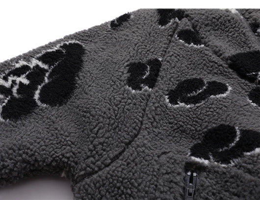 Abrigo de Invierno MADE EXTREME Retro Oversize con Forro de Borrego para Hombre - Image 14