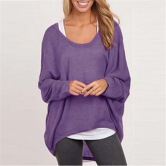 Suéter Suelto para Mujer Tejido Multicolor Cuello Redondo - Image 7