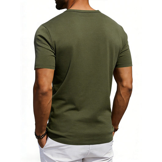 Camiseta Holgada Transpirable de Manga Corta para Hombre - Image 28
