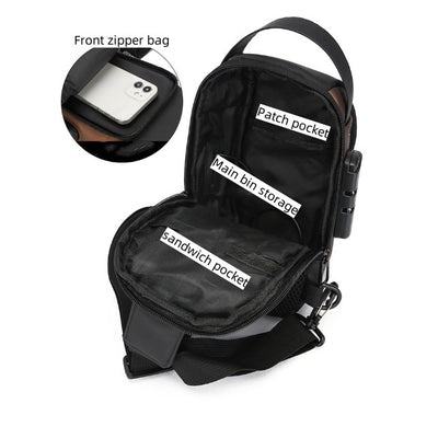 Bolsa de Pecho para Hombre - Bandolera Impermeable y Resistente - Image 14