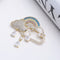 Rainbow Zircon BroochRainbow Zircon Brooch Golden