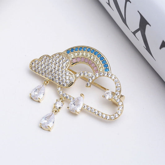 Broche Arcoíris de Circón