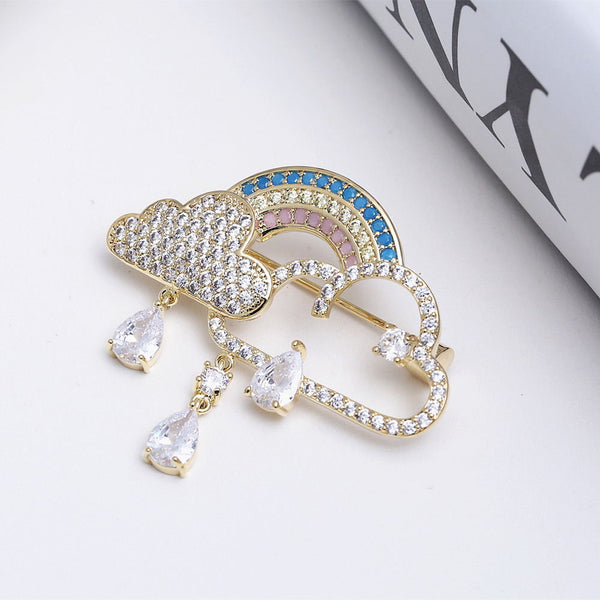 Broche Arcoíris de Circón