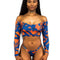 Conjunto de Bikini con Hombros Descubiertos Gramaphone