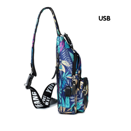Bolsa Pecho Estampado Hoja de Arce - Image 10