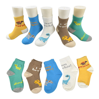 Calcetines Infantiles 100% Algodón Puro para Otoño e Invierno