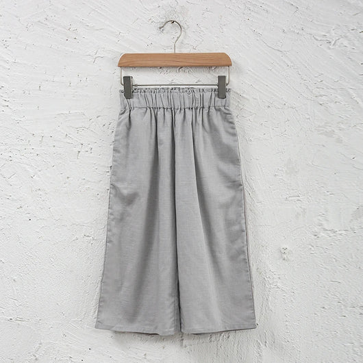 Pantalón Ancho de Lino y Algodón con Cintura Elástica - Image 14
