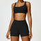 Shorts de sutiã preto