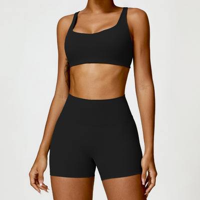 Conjunto Deportivo Yoga Cintura Alta Ajustado Secado Rápido para Mujer - Image 18