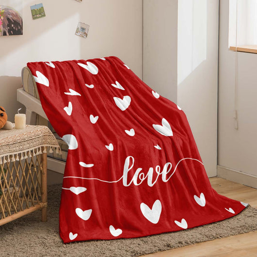 Manta Térmica con Estampado de Corazones para Descansos - Image 7