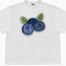 Playera Estampada de Arándanos con Diseño Patchwork Frutal