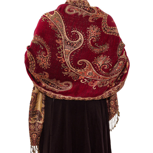 Poncho Bohemio Étnico Jacquard - Estilo Retro Nacional - Image 3
