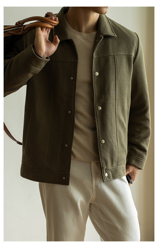 Abrigo Ejecutivo de Textura Americana para Hombre - Image 23