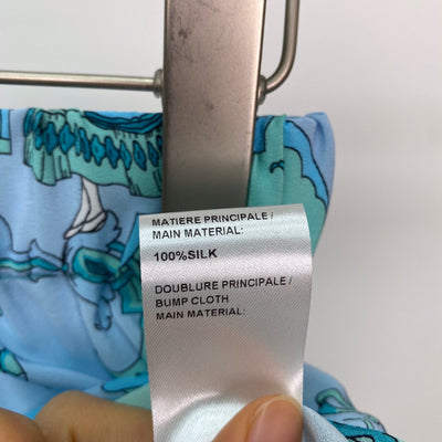 Falda Midi Estampada de Seda con Cintura Elástica Goddess - Image 16