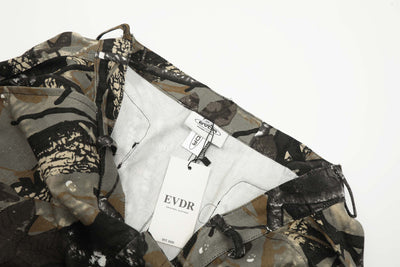 Shorts de Mezclilla Camuflado Estilo Americano con Múltiples Bolsillos - Image 13